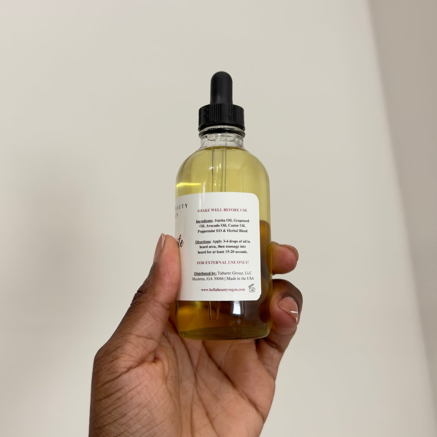ACCELERATE - Beard Growth Oil - Bèlla Beauty Vegan